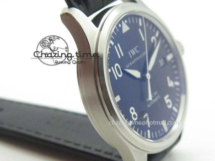 MIROTIME 0501 Mark XVI 1:1 Best Edition MK Maker SS Black Dial A2892 On Black Leather Strap Chic 7371